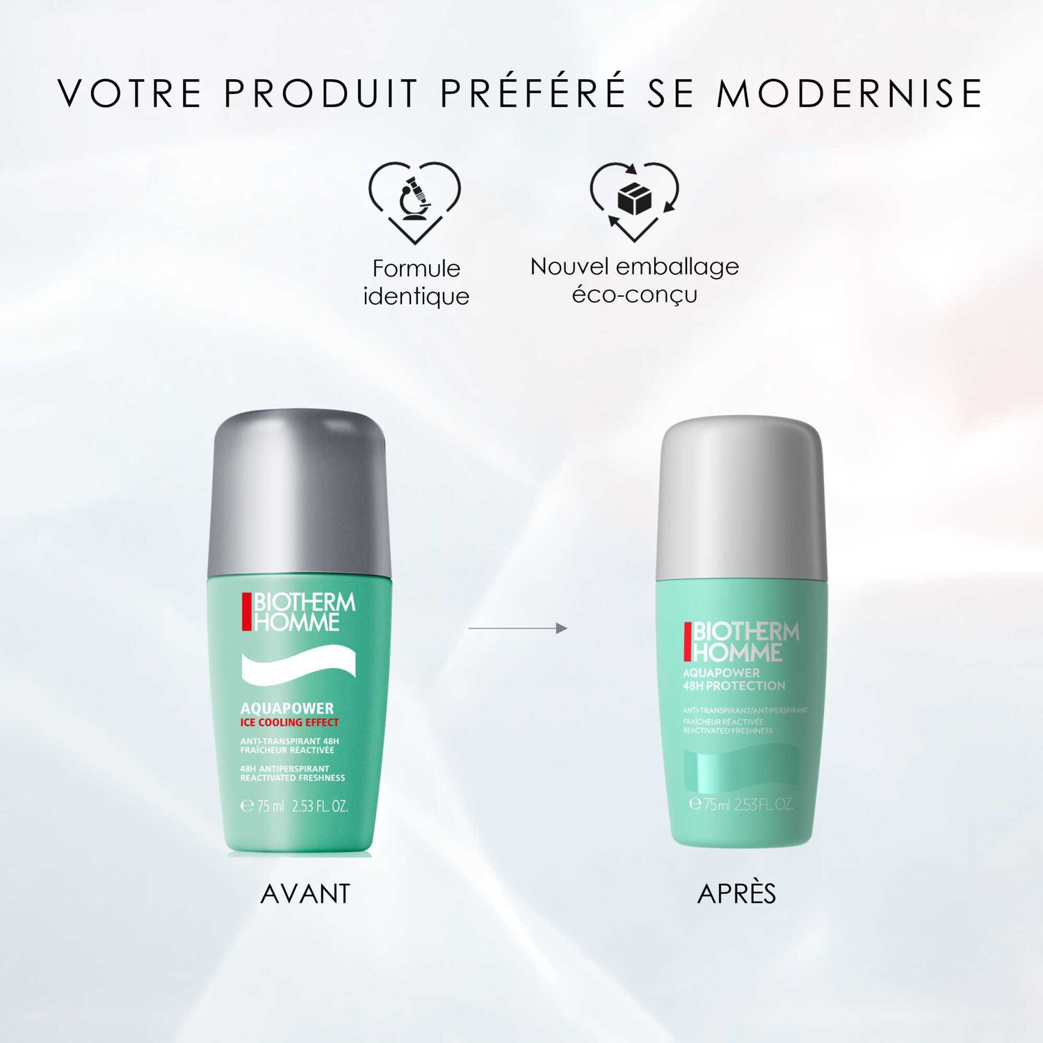 Biotherm Aquapower Déodorant Roll-On Anti Transpirant