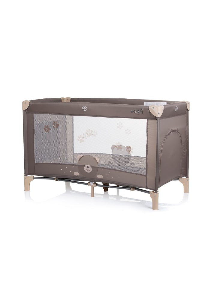 Chipolino Reisebett Capri Tragetasche in braun günstig kaufen 60x120 cm