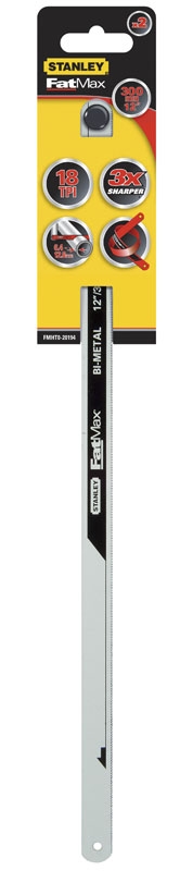Lamă de ferăstrău pentru metal Stanley FMHT0-20194 FatMax Bimat 300mm 2 bucăți 18T/inch