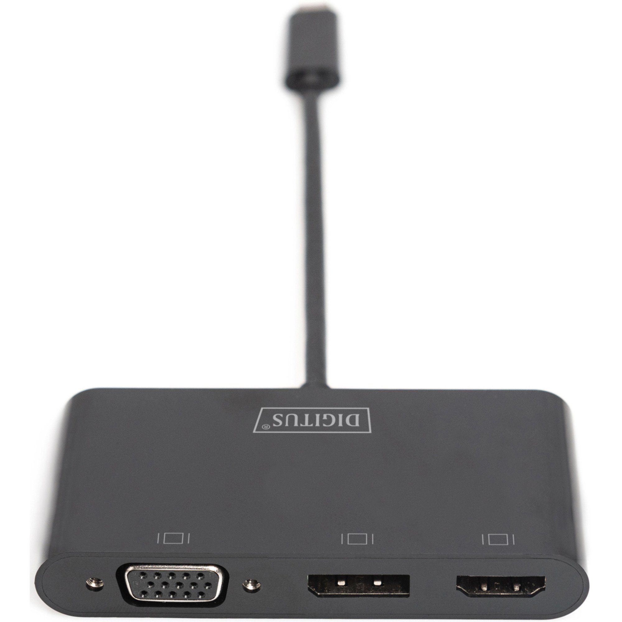 Digitus Digitus USB Adapter, USB-C Stecker > VGA + HDMI + Audio- & Video-Adapter