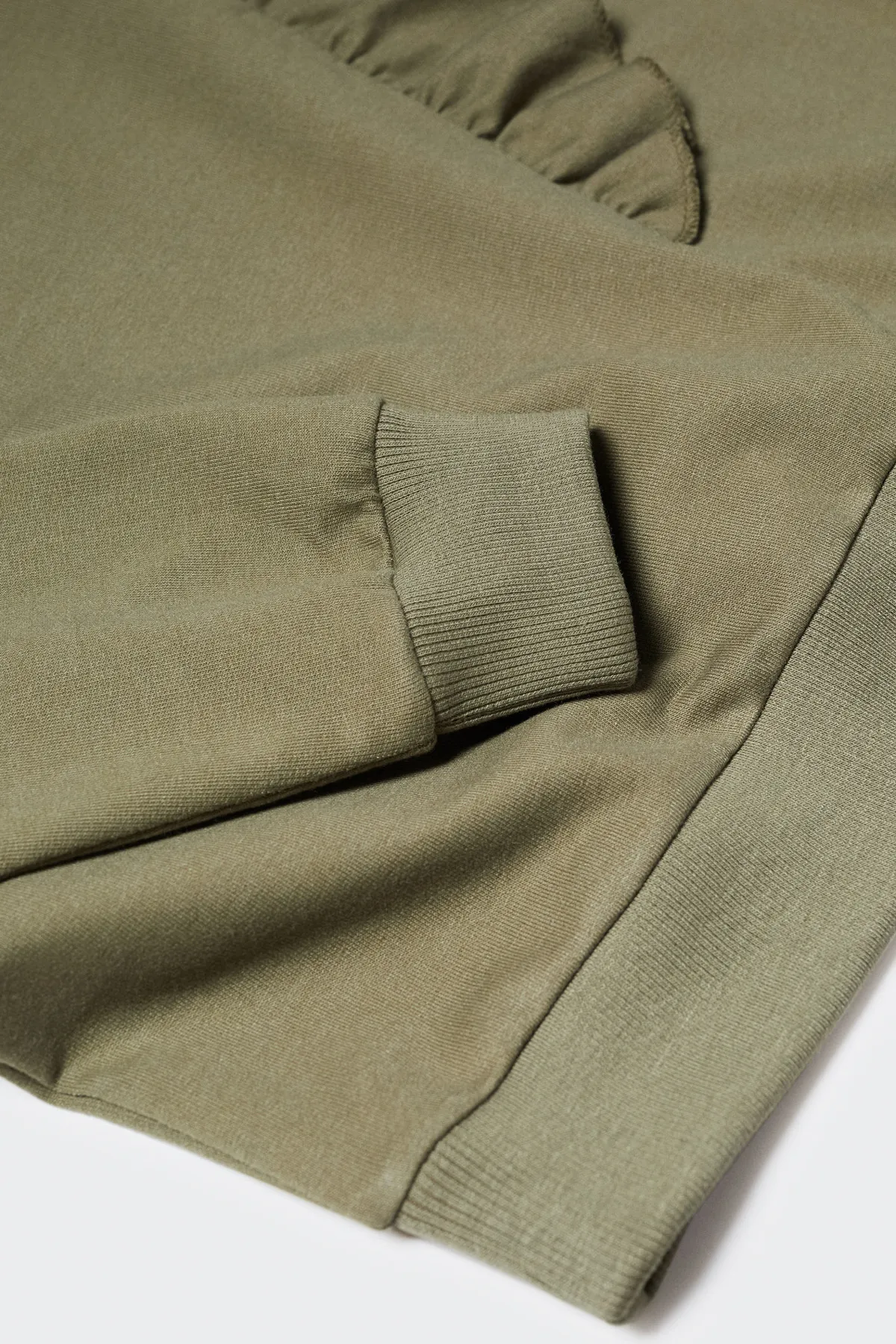 MANGO Kids  Dunkelkhakifarbenes Sweatshirt für Mädchen