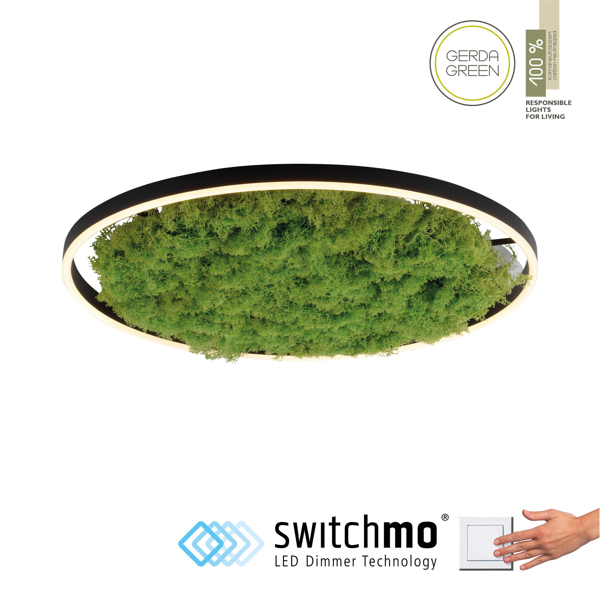 JUST LIGHT.LED-Deckenleuchte 1flg