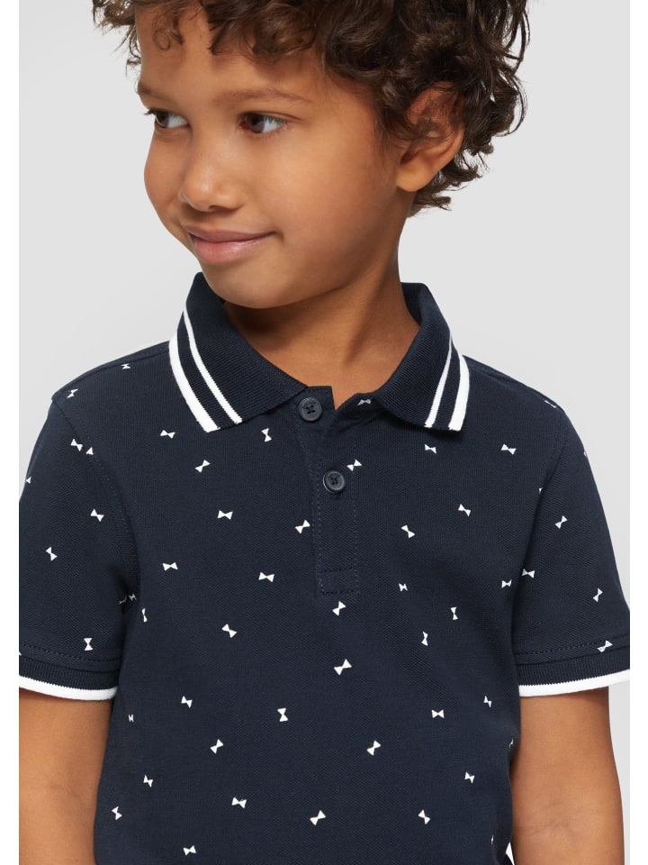 s.Oliver Polo-Shirt kurzarm in Blau günstig kaufen