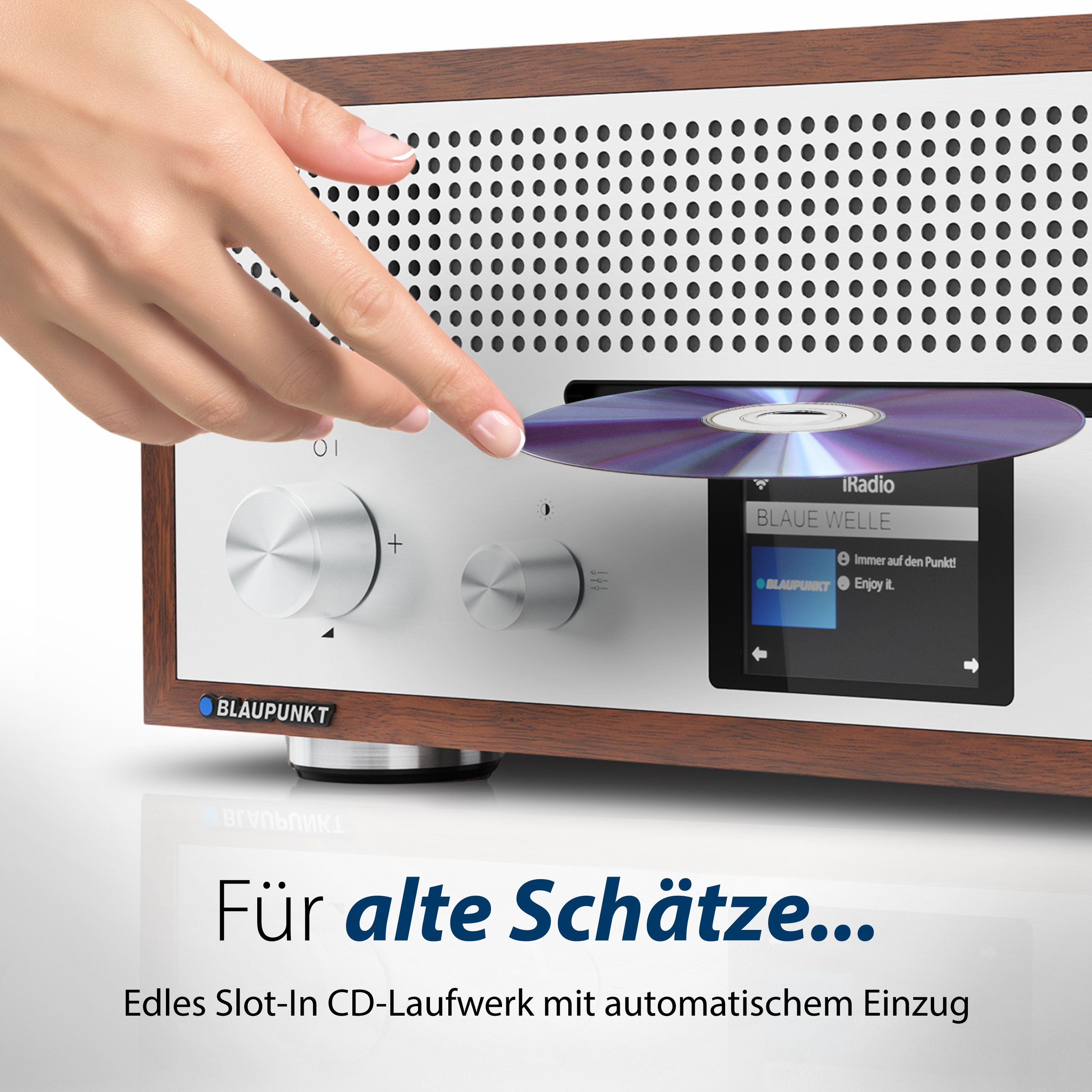 Blaupunkt RXD 1900 Milano, Internetradio mit CD, DAB+, BT Internet-Radio (Digitalradio (DAB), FM, Internet, 30,00 W)