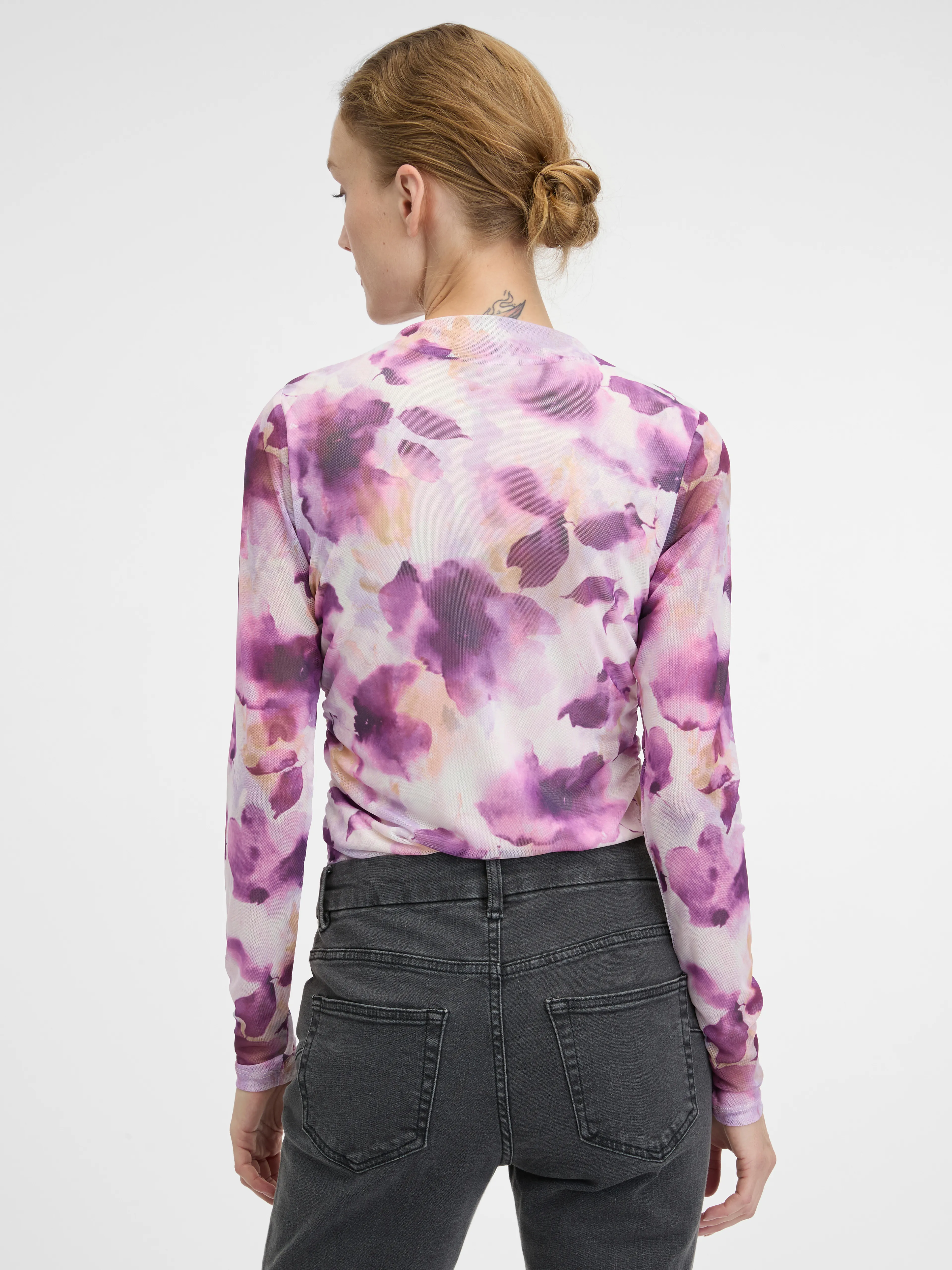Rosa Damen Langarm-T-Shirt ORSAY