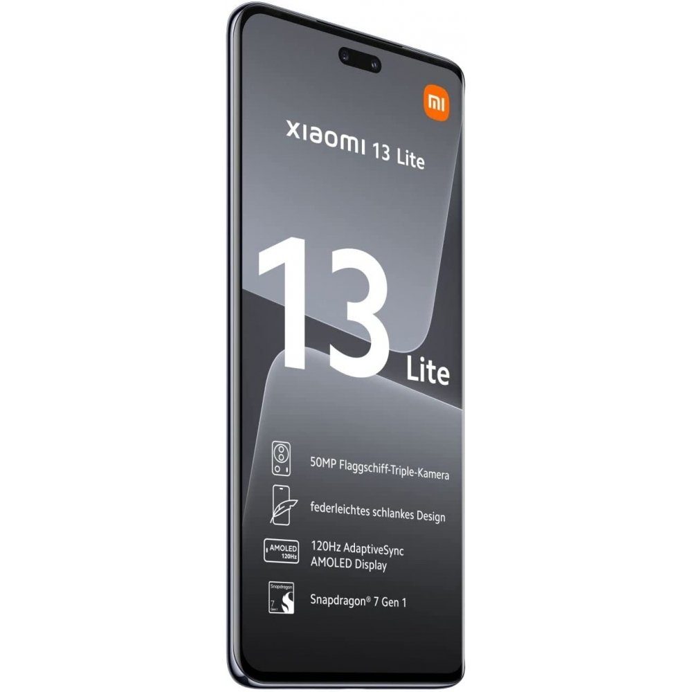 Xiaomi 13 Lite 5G 256 GB / 8 GB - Smartphone - black Smartphone (6,5 Zoll, 256 GB Speicherplatz)