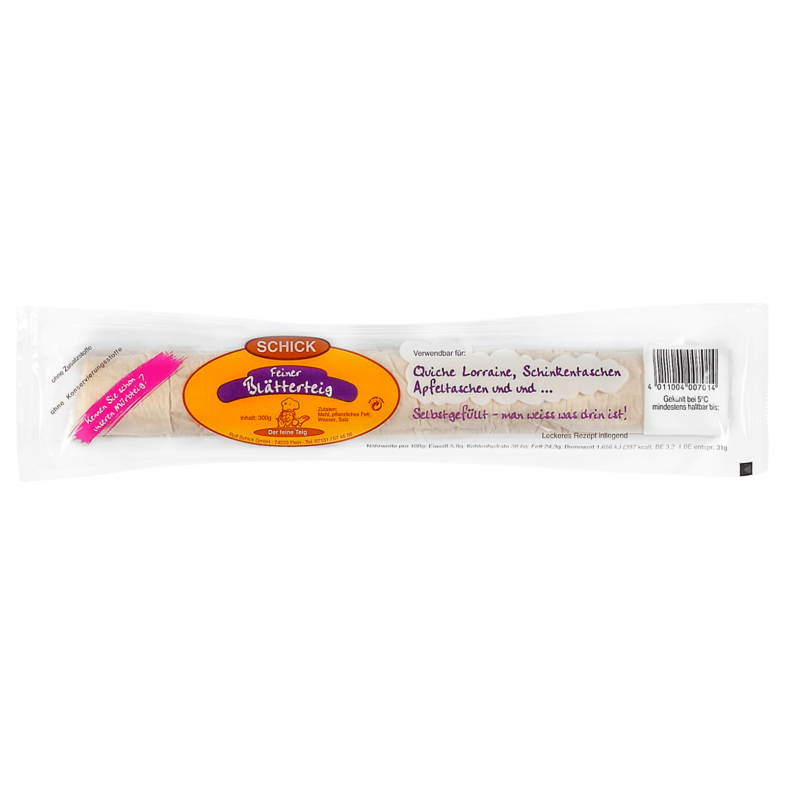 Schick Feiner Blätterteig 300g