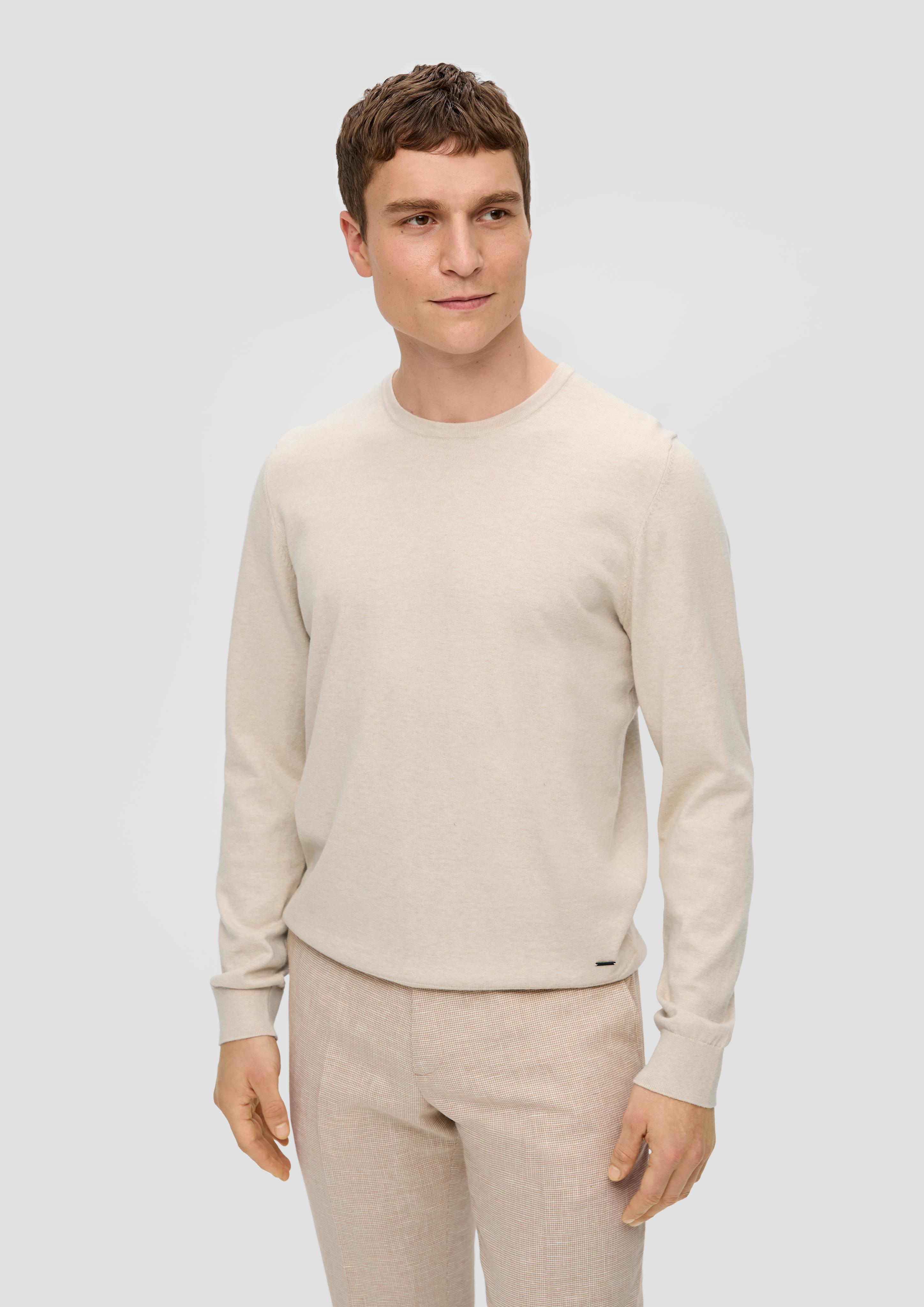 Strickpullover mit Crew Neck  2143065-81W0