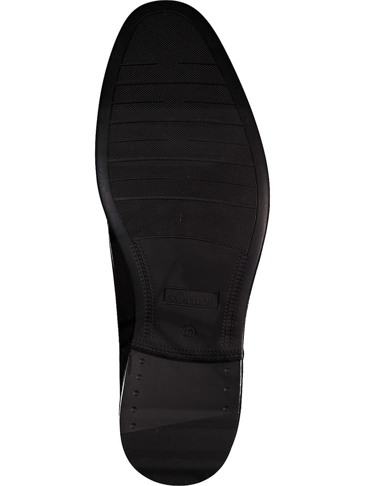 s.Oliver Leder-Schnürschuhe in Braun günstig kaufen