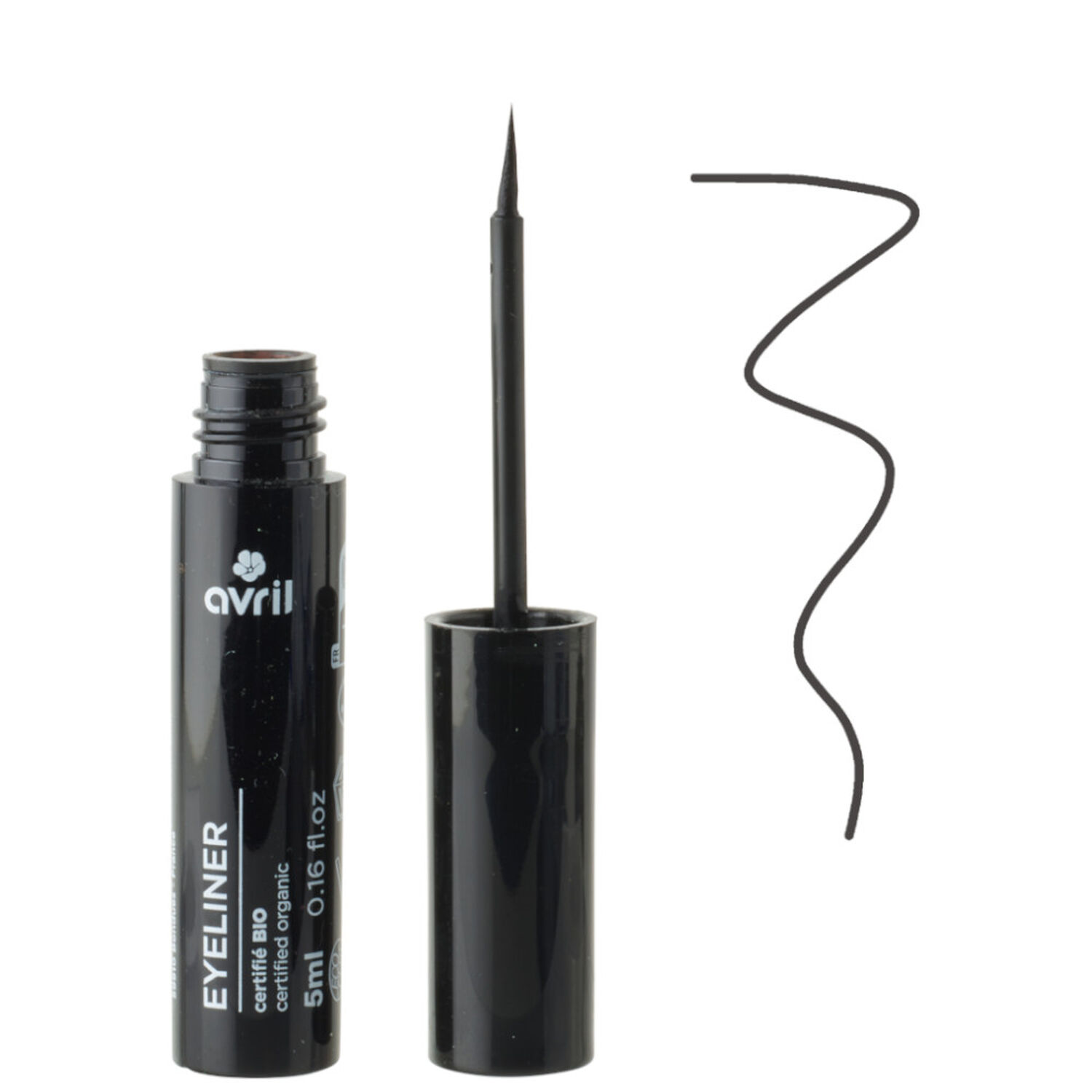 Avril Eyeliner Noir Eyeliner Certifié bio