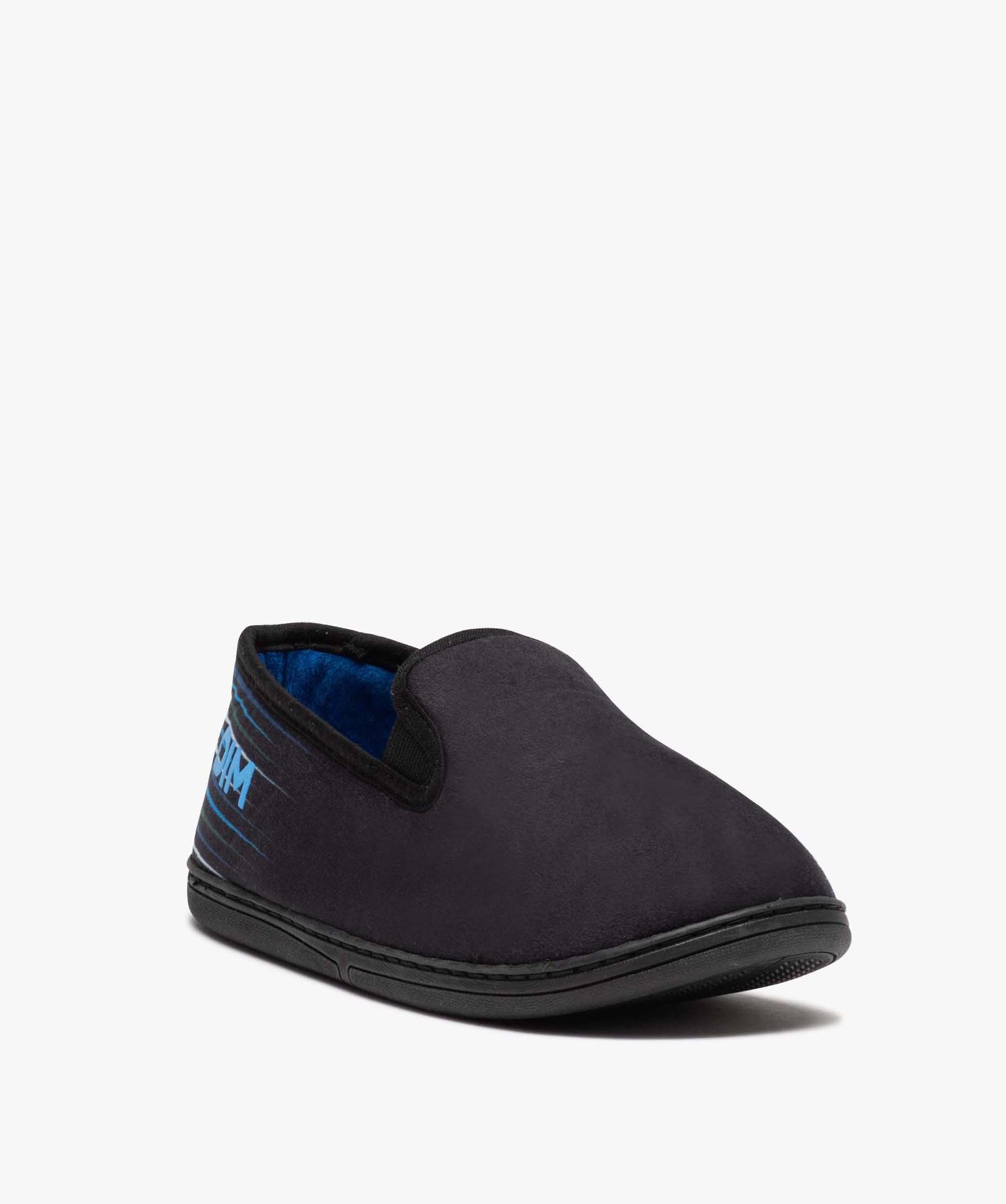 Chaussons homme tout confort en velours - DIM bleu | GEMO