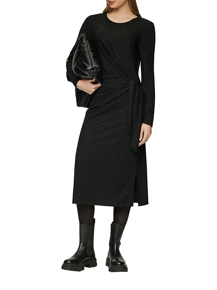 comma Kleid in Schwarz günstig kaufen