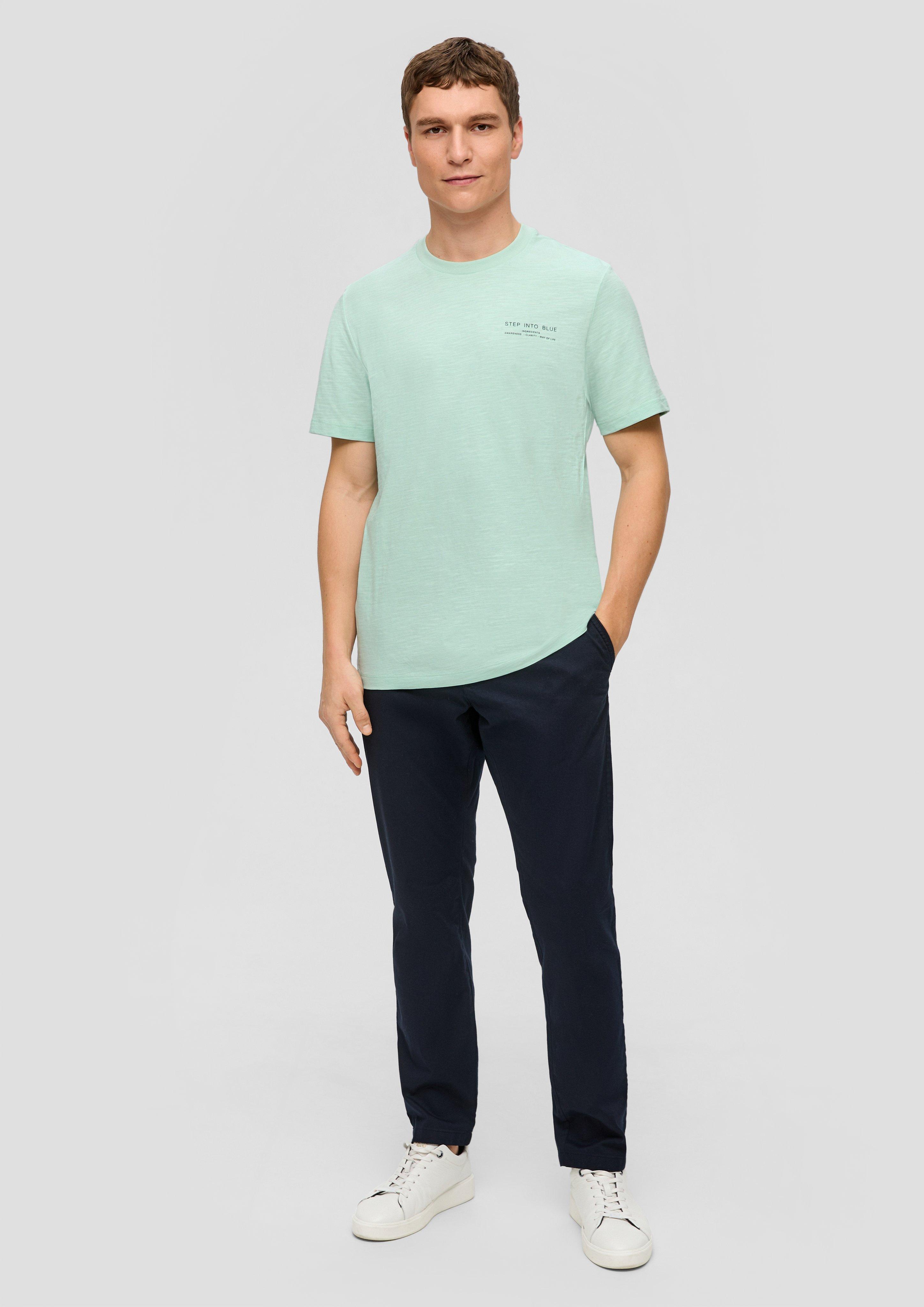 T-Shirt mit Rundhalsausschnitt  2143918-65D3