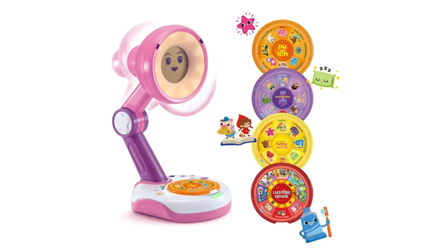 VTech - Funny Sunny, die interaktive Lampen-Freundin pink