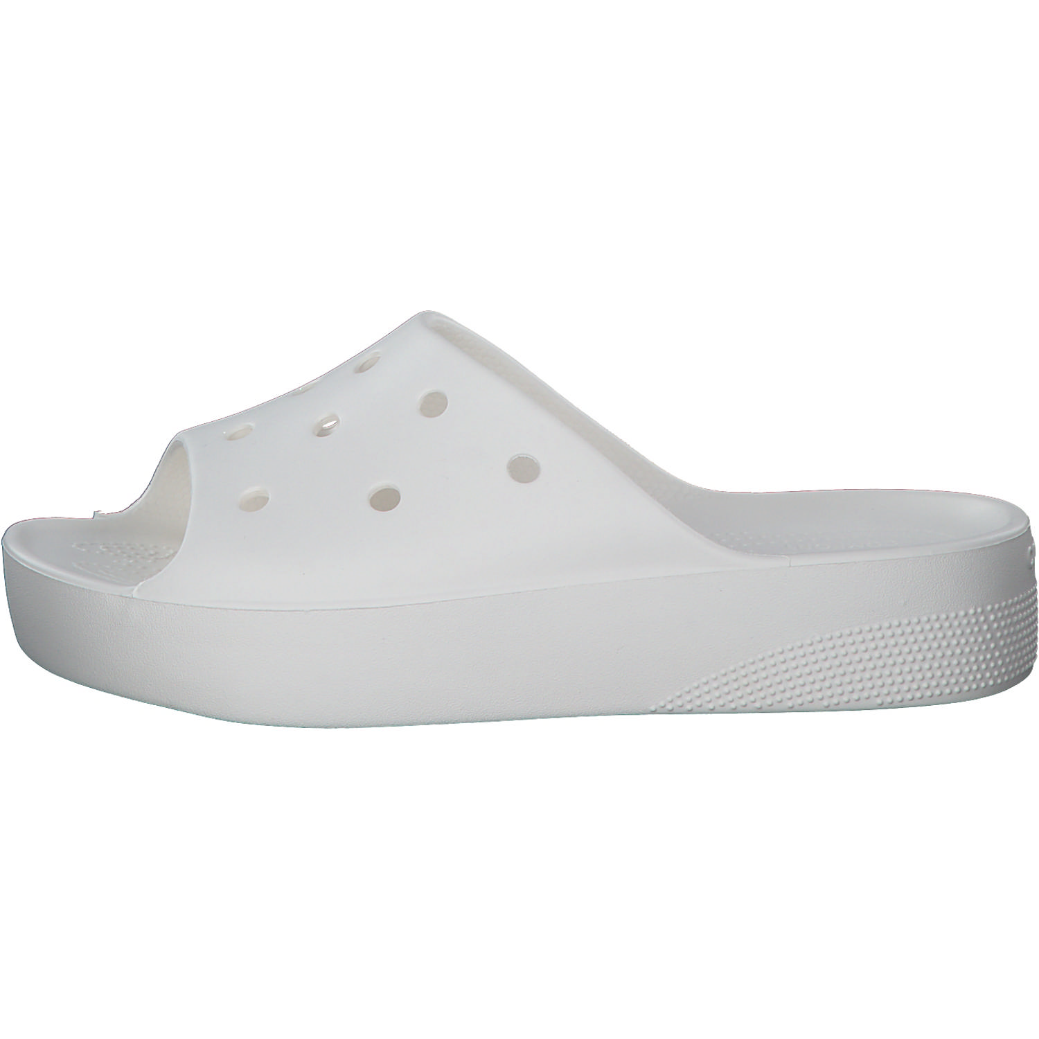 Crocs Classic Platform Slide 208180, Badeschuhe, Damen, WHITE