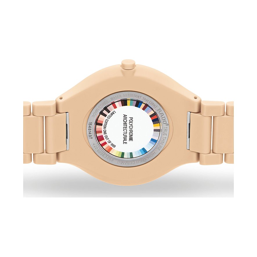 Rado Unisexuhr True Thinline Les Couleurs Le Corbusier