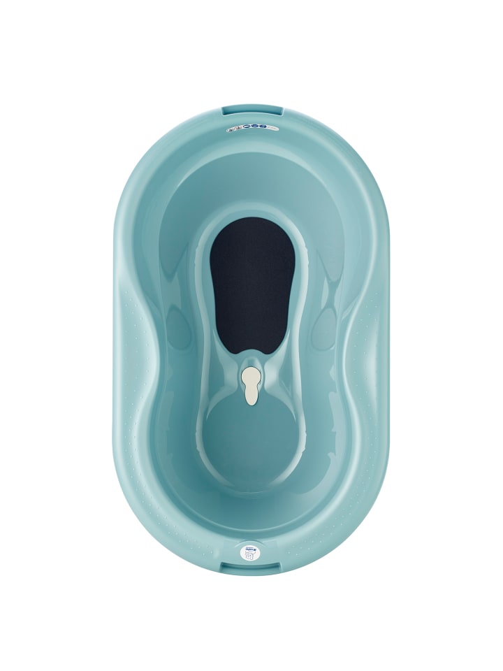 Rotho Babydesign Babybadewanne mit Antirutschmatte in der Innenseiten in lagoon günstig kaufen onesize