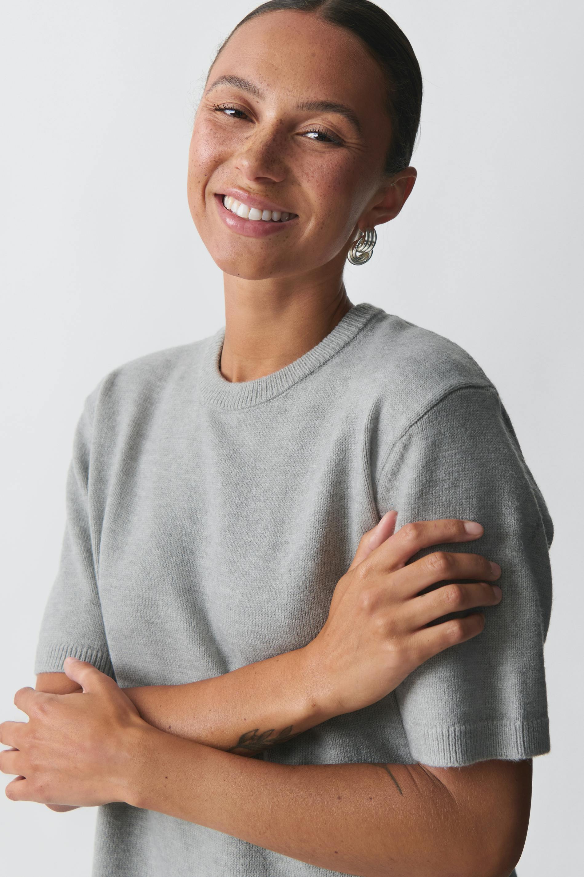 Knitted short dress