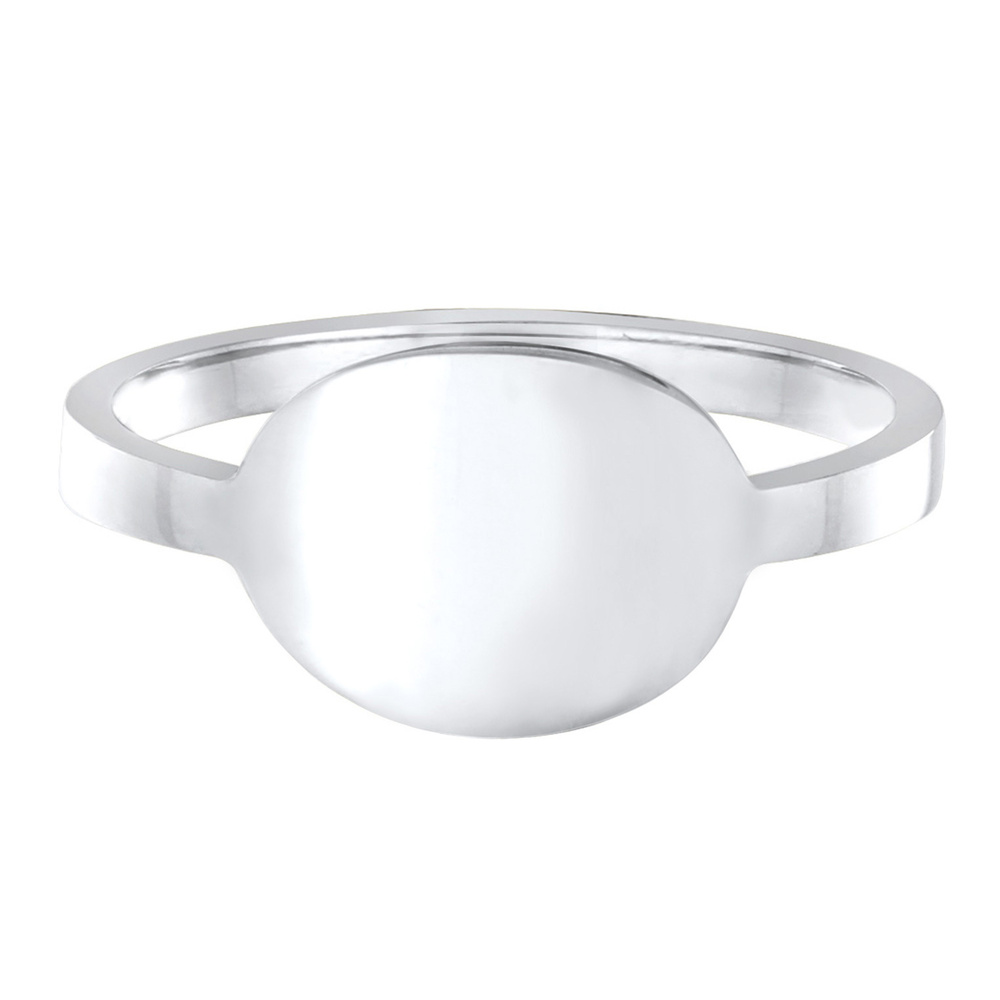 Elli Elli Bague Femmes sceau Basique Tendance Geo Minimal en argent sterling 925 Bague