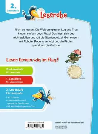 Leserabe - 2. Lesestufe: Überfall der Weltraumpiraten