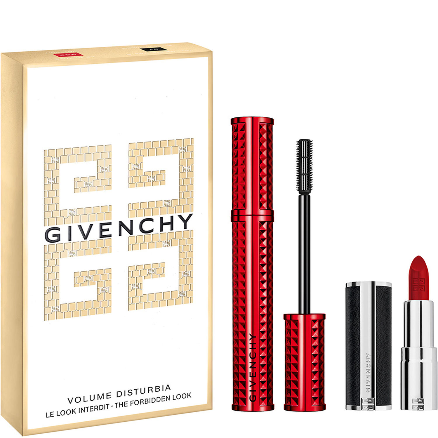 Givenchy DISTURBIA Coffret Mascara Volume Disturbia 01 8gr Et Mini Le Rouge Intense Silk 333 1,5gr