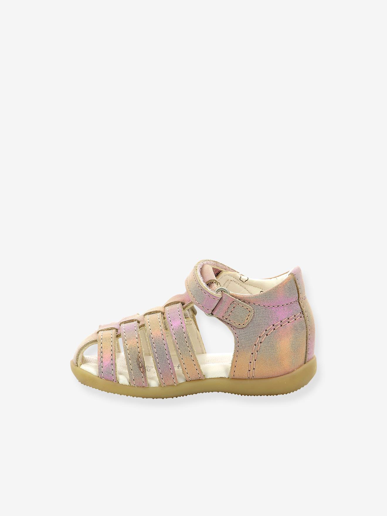 Sandales cuir enfant Bigkro KICKERS® caramel