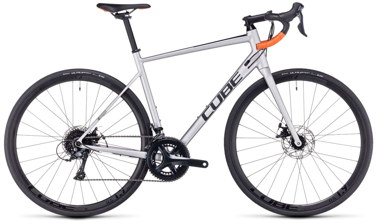 Cube Attain Pro silver´n´orange kaufen | Bike-Discount