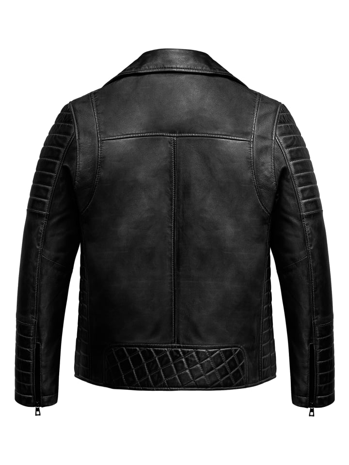 Amaci&Sons Lederjacke AMHERST in Schwarz günstig kaufen