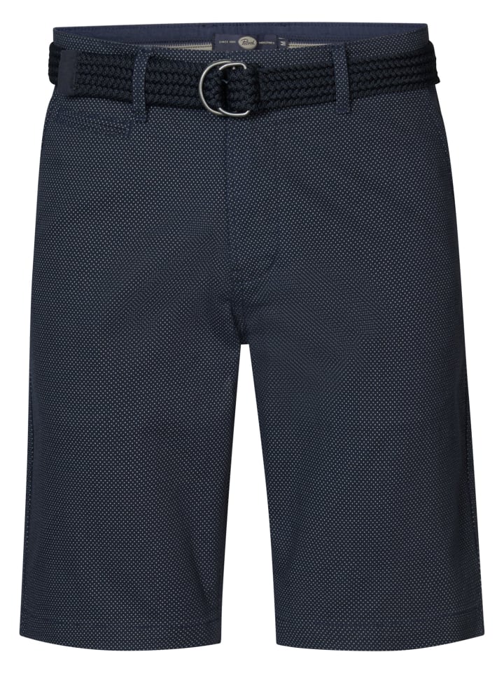 Petrol Industries Chino-Shorts mit Gürtel Breezeify in Blau günstig kaufen