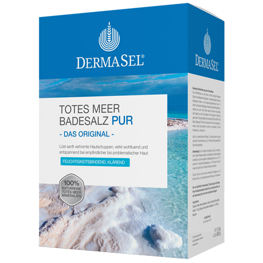 DERMASEL Totes Meer Badesalz Pur  1.5 kg  Salz