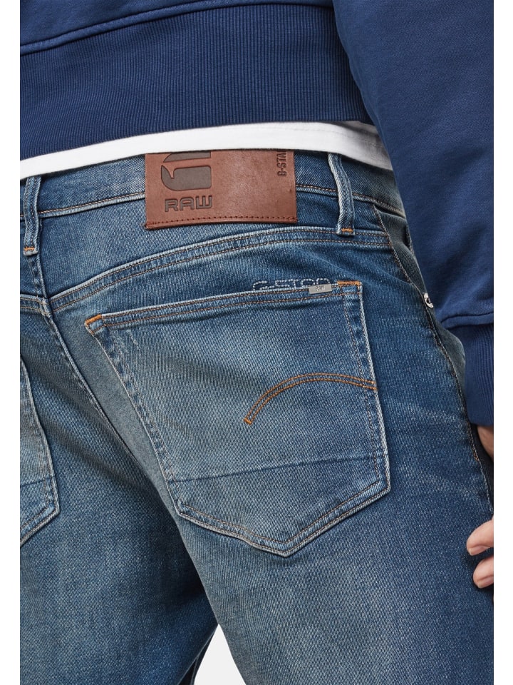 G-Star Jeans '3301 Slim' in blau günstig kaufen
