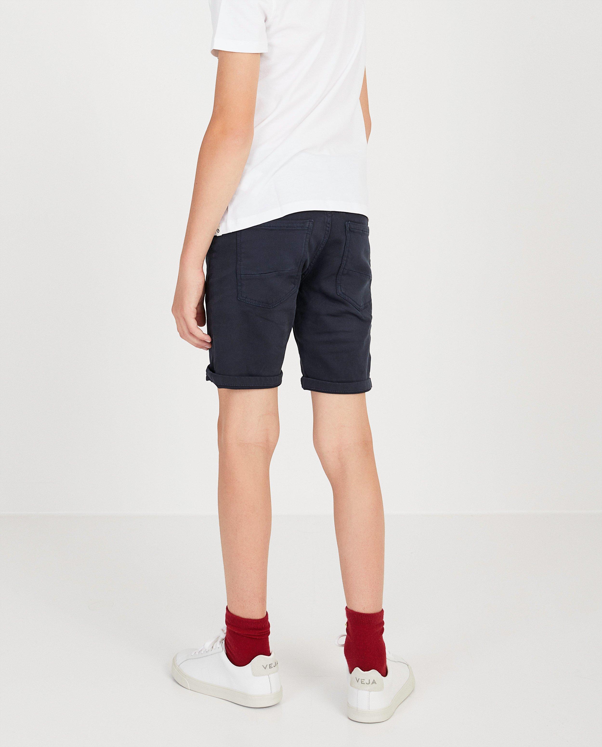 Bermude din denim organic JBC, 7-14 ani, albastru închis