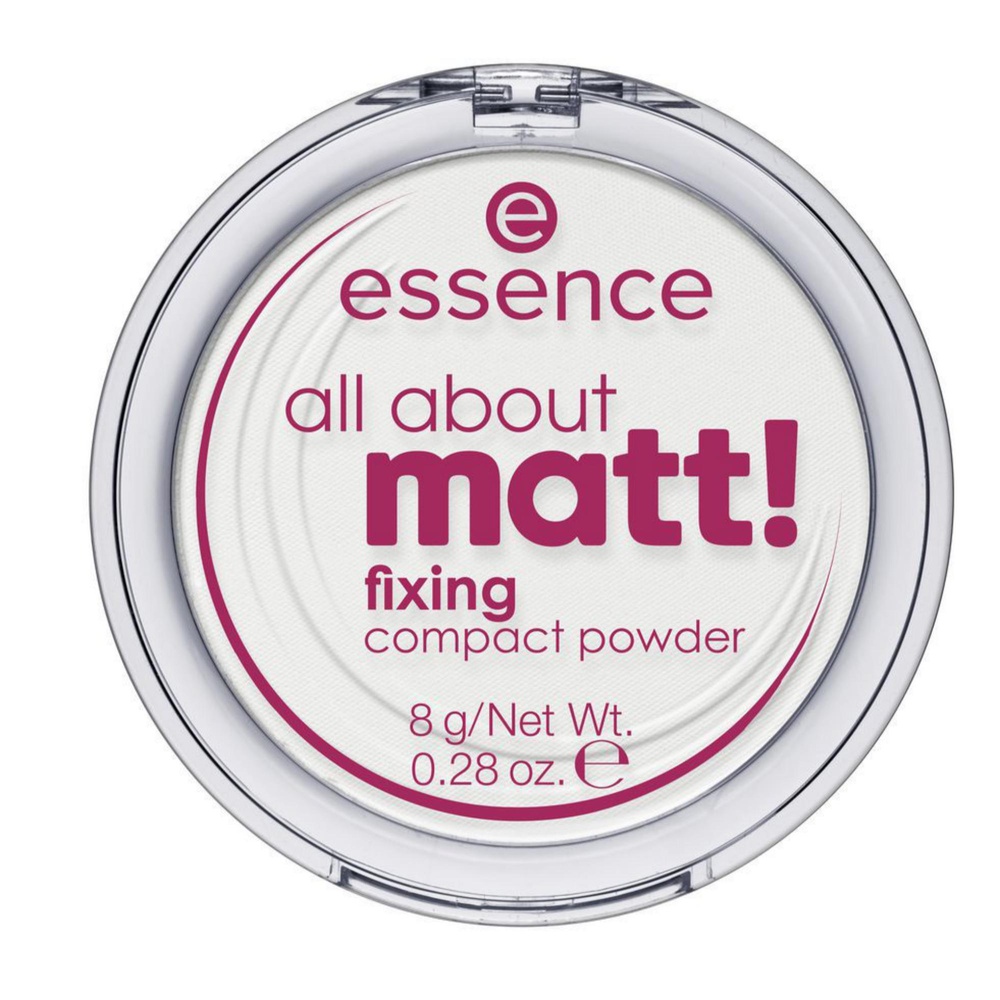 essence all about matt! fixing compact powder poudre compacte fixatrice Poudre