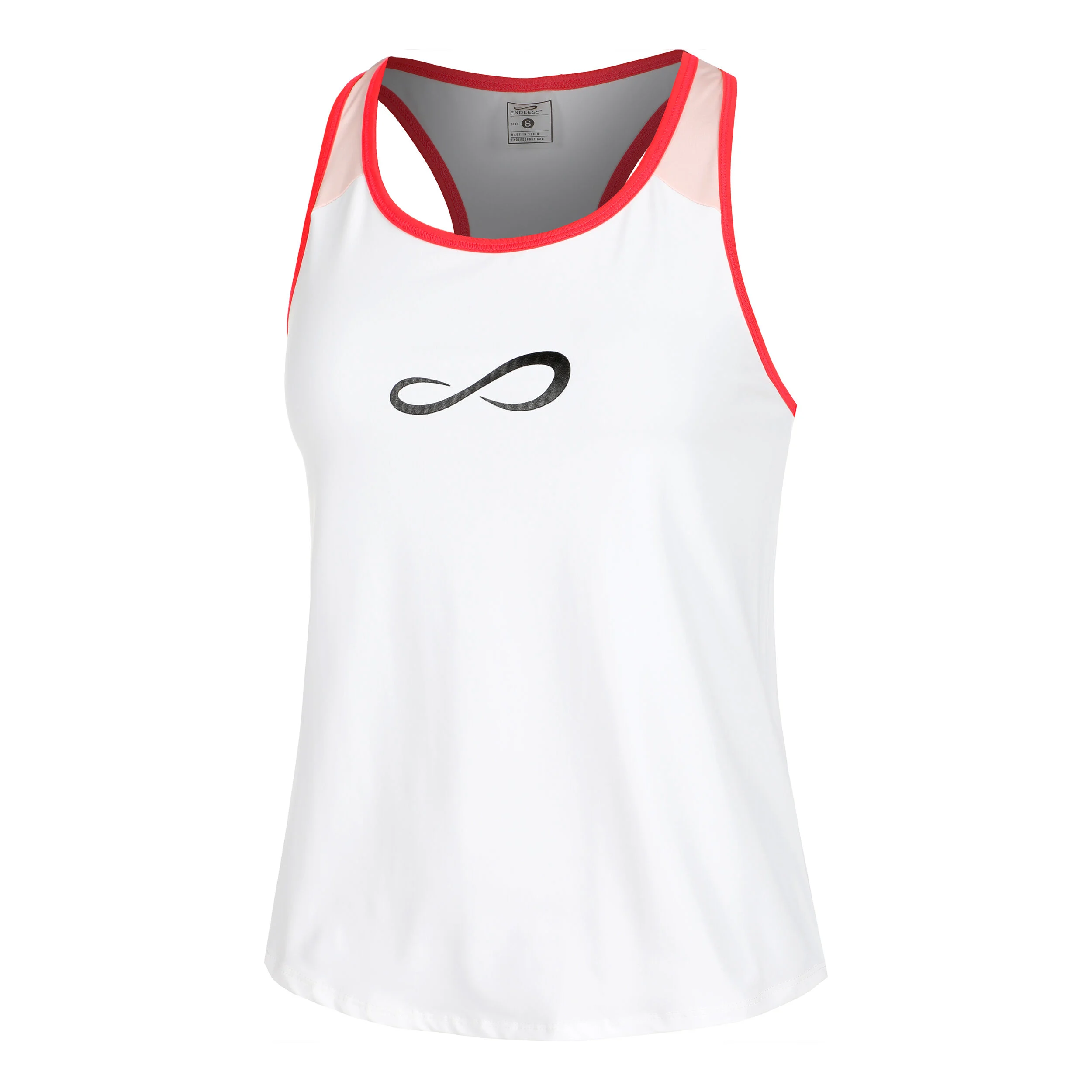 Speed II Tank-Top Damen - Weiß, Rosa