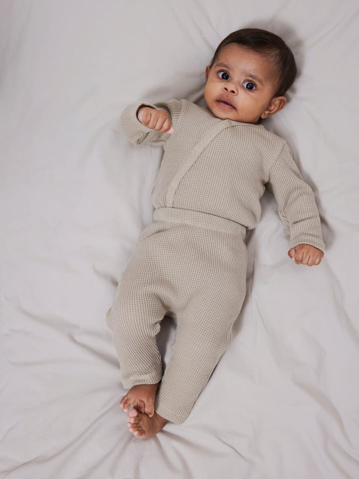 name it Baby Wickelbody NBNWAFFE LS WRAP BODY in pure cashmere günstig kaufen