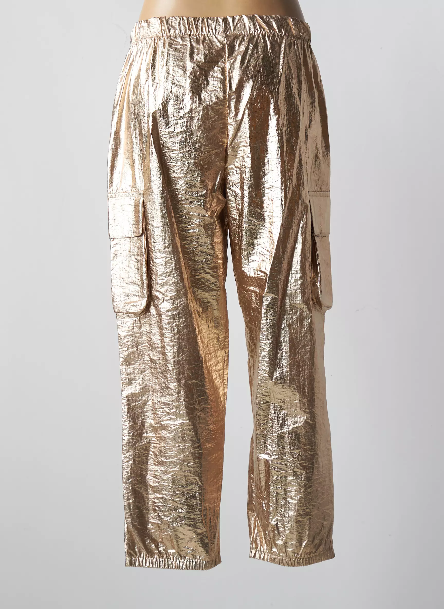 Imperial Pantalons Droits Femme couleur jaune