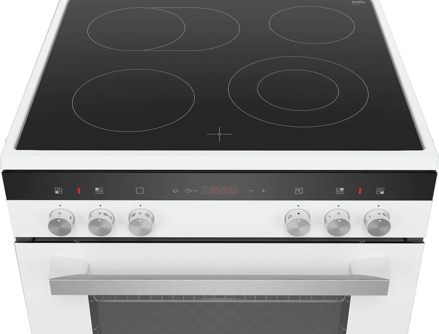 SIEMENS Elektro-Standherd iQ300 HK9R3A220, mit Teleskopauszug nachrüstbar, ecoClean