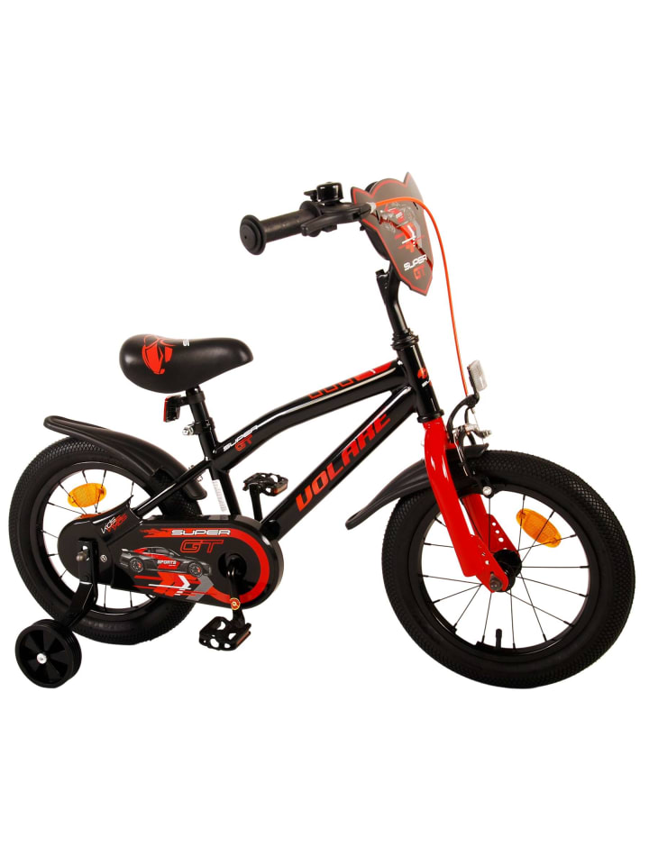 Volare Kinderfahrrad Super GT Kinderfahrrad für Jungen 14 Zoll Kinderrad Rot 4 Jahre günstig kaufen onesize