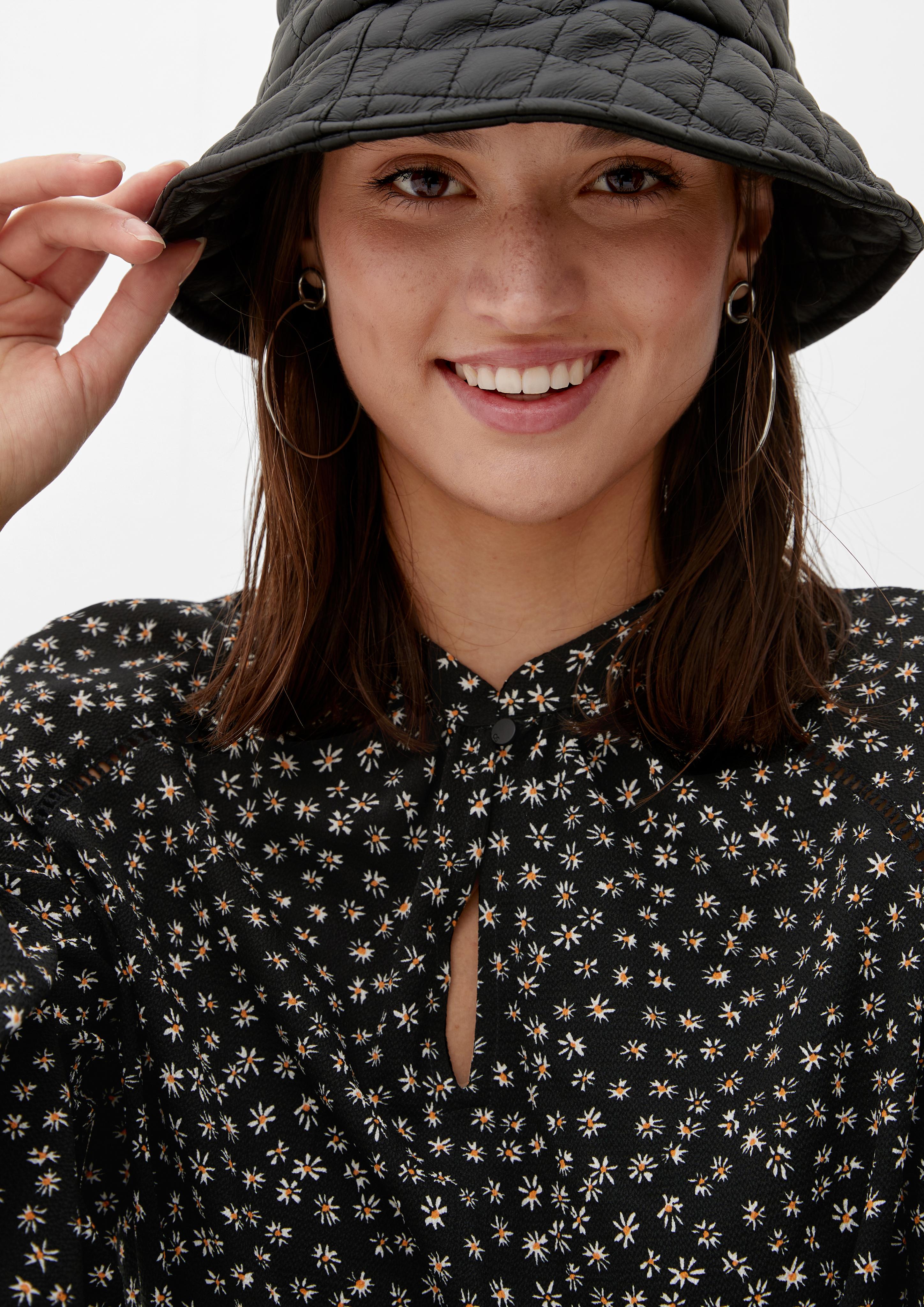 Bluse in Crêpe-Struktur  2126730-99A3