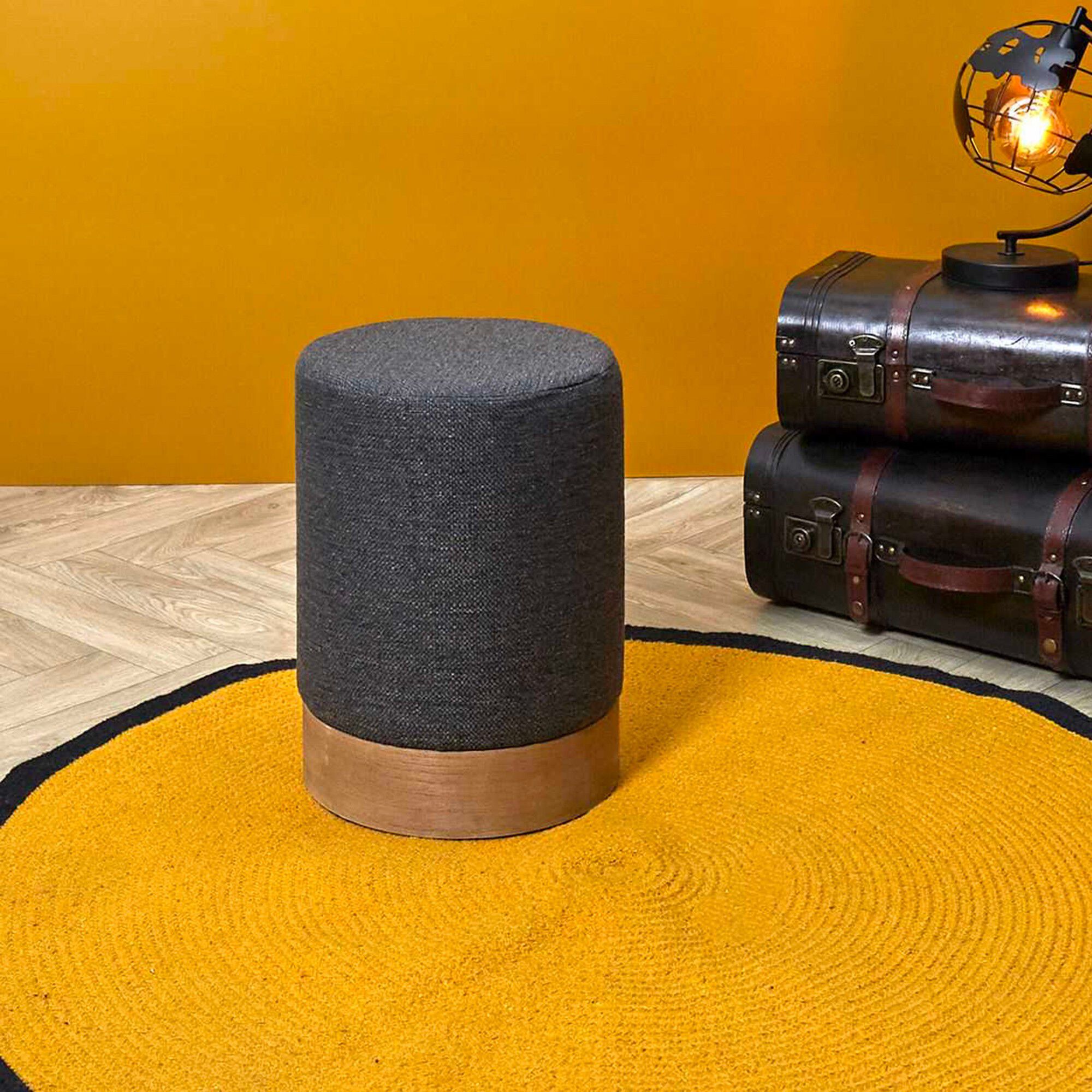Pouf cylindrique