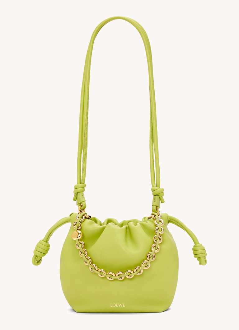LOEWE Flamenco Mini clutch báránybőrből