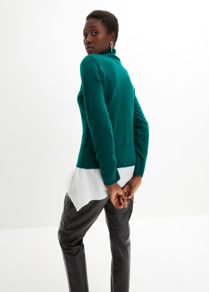 Wollpullover mit Good Cashmere Standard®-Anteil
