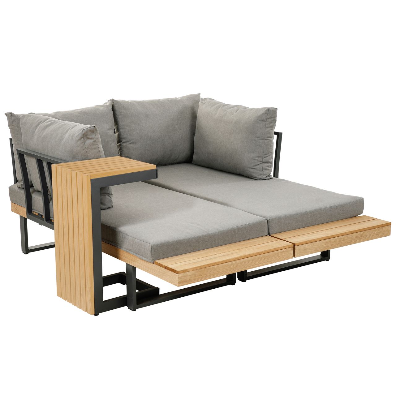 greemotion Lounge-Set Lana, 3-tlg. Aluminium Garten-Ecksofa-Set