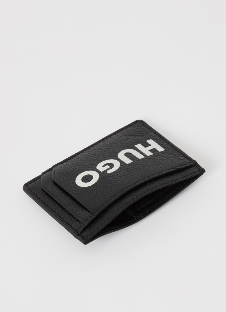 Porte-passeport en cuir HUGO BOSS Malick avec logo