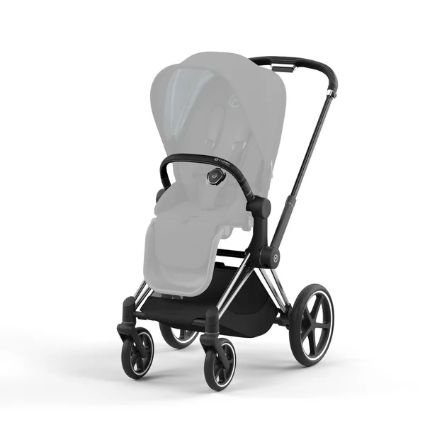 Cybex Priam V4 stroller set mountain blue, frame chrome black