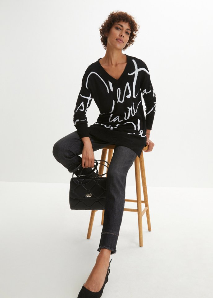 Pullover mit Schriftzug