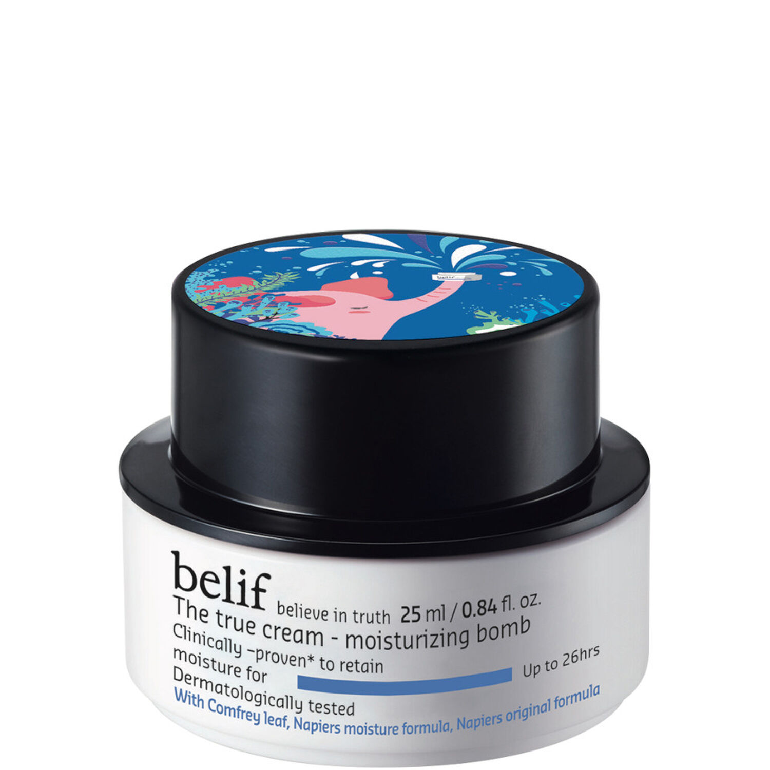 Belif The true Cream - Moisturizing Bomb Crème Visage Format Voyage