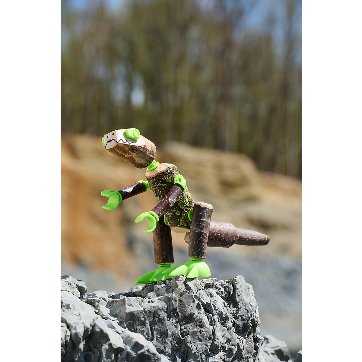 HABA 306309 Terra Kids Connectors Konstruktions-Set Dinosaurier