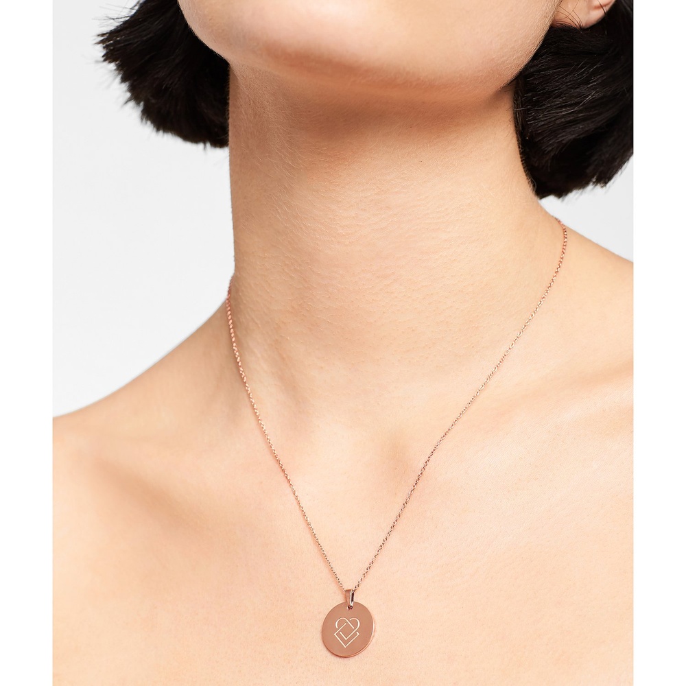 Liebeskind Chaînette Acier inoxydable or rose collier