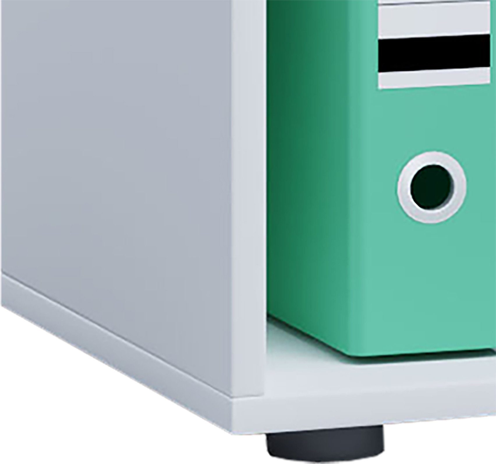 VCM Aktenregal Holz Büro Regal Bücher Ordner Aktenregal Lona 2f, 1-tlg.